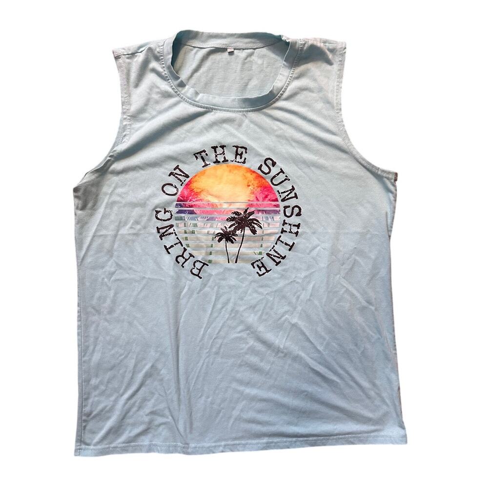 "Bring on the Sunshine" Womans Tank Size 2XL